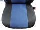 Чехлы на сиденья ВАЗ 2108-15 черные синяя середина Автосвит 4 подголовника 0