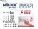 Набір викруток діелектричних 5пр.+1індикаторна VDE 1000B Molder МТ35206 блістер 0