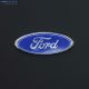 Емблема Ford Fiesta стара 90х35мм пластик мала хром скотч 0