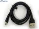 Кабель USB-Micro USB Hoco DU24 Giraffe Charging 2.4A 1m pin 8mm Long Black чорний 0