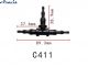 З’єднувач C0411 для трубок трійник d9.5/6.3/3.2мм OEM 22261 100 шт 0