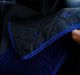 Накидки на сидения Алькантара Синий-темный Полный к-т на флисе стеганные ромбы 3