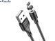Кабель USB для iPhone Hoco X52 Sereno magnetic 1 м 2,4 А Black магнітний 2