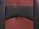 Чехлы на сиденья ВАЗ 2108-15 черные красная середина Автосвiт 4 подголовника 2