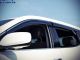 Дефлекторы окон ветровики Hyundai Santa Fe 2012- з хром молдингом AVTM 2