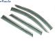 Дефлектори вікон вітровики Kia Sorento 2020- П/К клей FLY молдинг із нержавіючої сталі 3D BKASL2023-W/S (17-18) 0