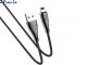 Кабель USB для Iphone Hoco U75 Blaze magnetic 1.2 м 3.0 А Led Индикатор Black Магнитный 2