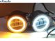 Дополнительные светодиодные фары LED Лидер противотуманная N 3,5" W/Y 45W+45W неоновый ободок W/Y. 5