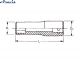 Головка торцевая глубокая 1/2" 36мм 12-гранная Hans 4302M36 0