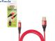 Кабель USB-Lightning Pulso 3А 2m red быстрая зарядка передача данных CC-4202L RD 2