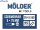 Отвертка шлицевая 5*75 Molder МТ32004 0