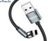 Кабель USB для iPhone Hoco U94 Universal Magnetic 1.2m Black Магнітний поворотний 360 6