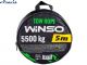 Буксировочный трос для автомобиля 5,5т 5,0м крюки зеленый сумка Winso 135550 0