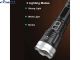 Ліхтар PLD-008 WHITE LASER LED PM10-TG, Li-Ion акумулятор, power bank, індикація заряду, ЗУ Type-C, zoom 5