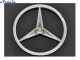 Емблема Mercedes D90мм 210 кузов задня 3 пуклі пластик вигнута 0