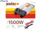 Перетворювач напруги Pulso/ISU-1500/12V-220V/1500W/USB-5VDC2.0A/син.волна/клеми 0