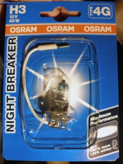 Галогенная лампа H3 12V 55W OSRAM +90% 64151 NBP