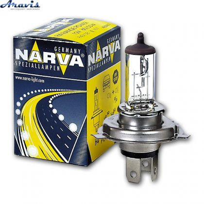 Галогенная лампа H4 12V 60/55W NARVA 48881 P43t