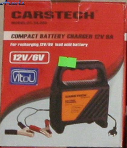 Зарядное устройство для автомобильного аккумулятора Carstech 54-060 6-12V 0-6A