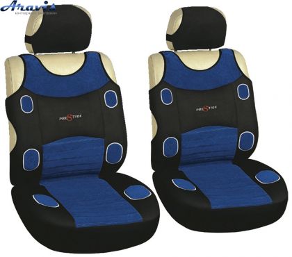 Майки на сидения передние AG-7254 MILEX Prestige синие