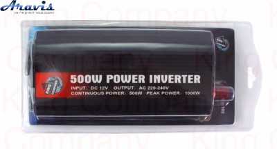 Інвертор 12В-220В 500W модифікований. хвиля