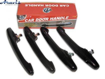 Ручки дверные ВАЗ 2109 Racing FLASH BLACK (черный металик)