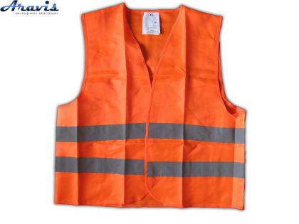 Жилет безпеки світловідбивний ЖБ-001 XL orange