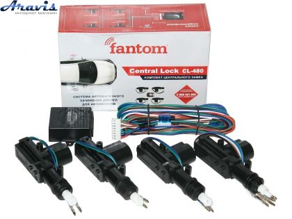 Комплект центрального замка авто Fantom CL-480