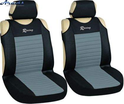 Майки на сидения передние AG-27071/4 Milex Tango 2пер сид+2подг/серые