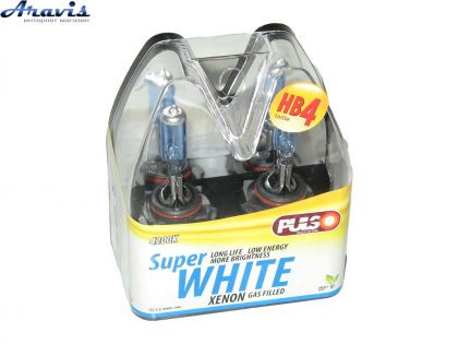 Галогенная лампа HB4 9006 12V 55W PULSO LP-96551 super white/plastic box