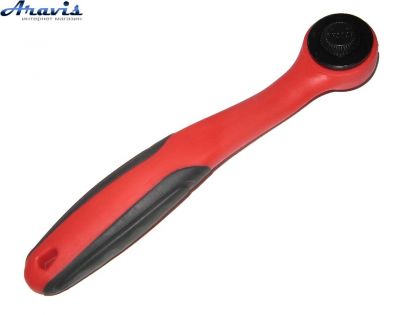 Трещітка 1/2" з гумовою ручкою KingRoy (KRW-021) Red