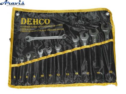 Набор ключей гаечных рожково-накидных Dehco DT-12 12 предметов в сумке