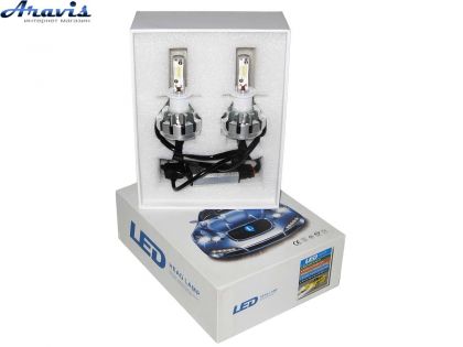Светодиодные LED лампы для авто H3 12V 30W T1/LED/PK22S/chips Taiwan/2800Lm/5500K
