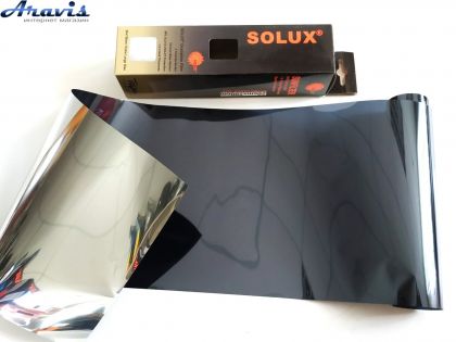 Тонувальна плівка на лобове скло SOLUX Black/Silver 20х200см