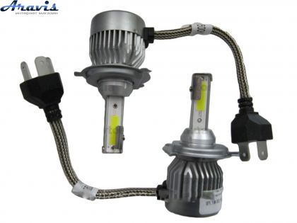 Автомобильные светодиодные LED лампы H4 Starlite 5500K C9 комплект для авто