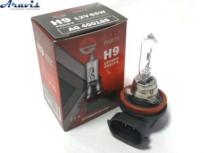 Галогенная лампа H9 12V 65W PGJ19-5 AG AUTO AG-40018S
