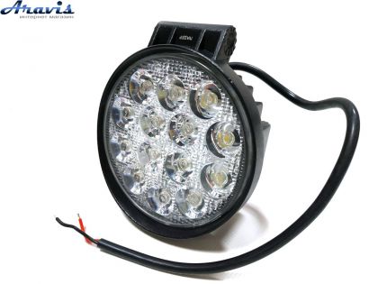 Додаткові світлодіодні фари LED 42W 14LED d60мм 27-42W круглі близький