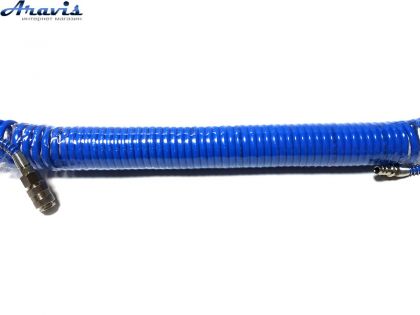 Шланг спиральный для пневмоинструмента 5ммх8ммх10м King STD KS-0688-10M