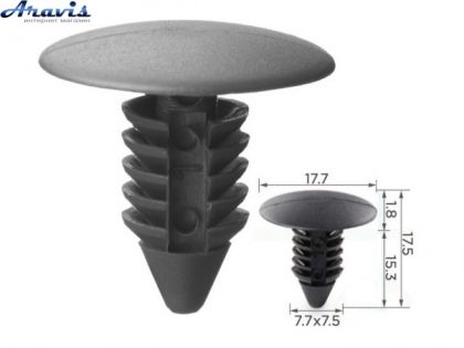 Кліпси C0413 обшивки GM 332364 14093311 20732399 Ford 389358 W701259-S300 Chrysler 100шт