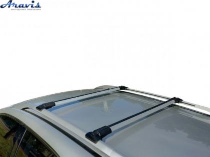 Багажник на рейлінг 130cм Кенгуру Стелс 2XL Алюмінієві поперечини аеродинамічні