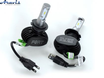 Автомобільні світлодіодні LED лампи H7 FORT F1/28W/6500K/IP65/9-16v