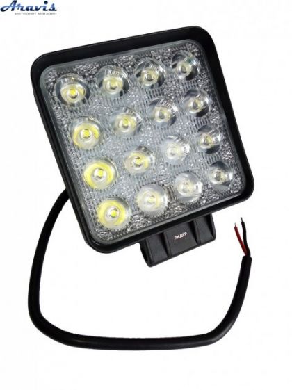Додаткові світлодіодні фари LED Лідер 29-48W 48W квадратні дальній