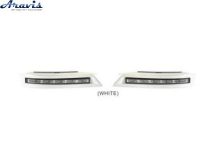 Противотуманные фары LED Lexus RX 350 2009-12/TY-668L/DRL-12V4W/Black с проводкой