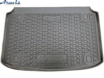 Килимок багажника Hyundai Venue 2021- (нижня полиця) пластик AVTO-Gumm 211915