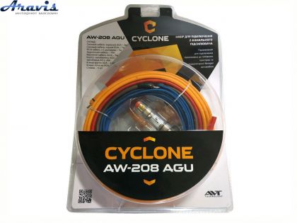 Набір для підключення 2-х канального підсилювача Cyclone AW-208 AGU