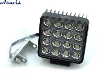 Додаткові світлодіодні фари LED Белавто BOL1803 квадратні 48W ближній