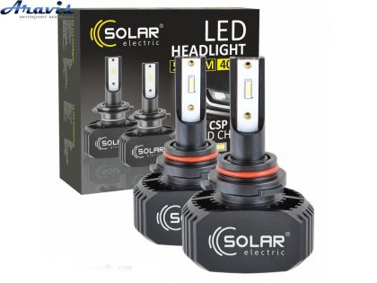 Автомобільні світлодіодні LED лампи HB3 40W/5000Lm/6000K CSP IP65/9-32V Solar 8205