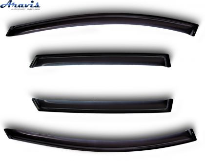 Дефлекторы окон ветровики Honda Civic 2012- хетчбек SIM