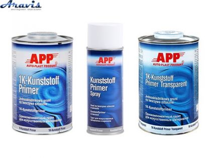 Грунт по пластику прозрачная APP Kunststoff Ref Primer Spray 020906 400мл