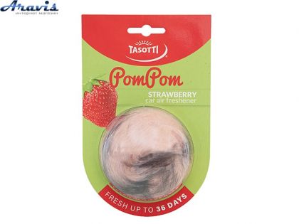 Ароматизатор мешочек Tasotti серия POM POM Strawberry 102809